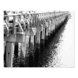 'Fishing Pier Legs' Fototryck