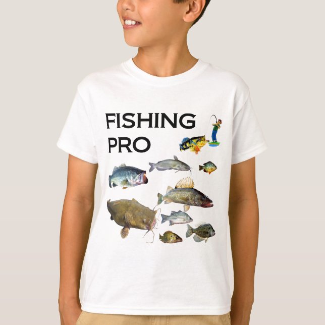 Fishing Pro Tee Shirt (Framsida)