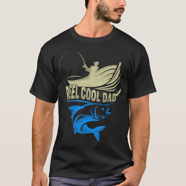 Fishing Reel Cool Dad Fatheru2019s Day For Fisherm T Shirt (Framsida)