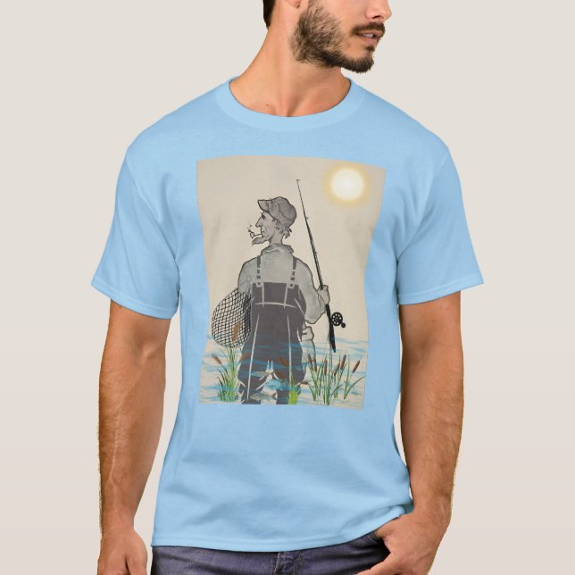 Fishing  t shirt (Framsida)