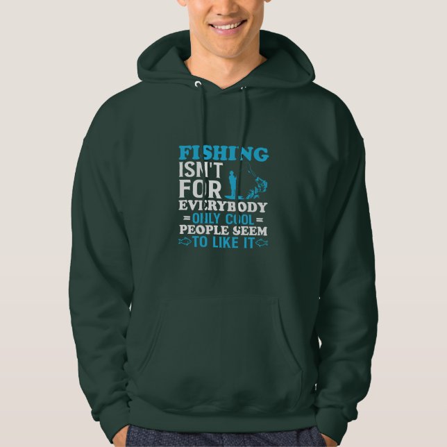 Fishing Theme  Hoodie (Framsida)