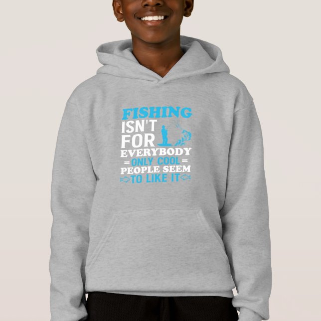 Fishing Theme Kid's hoodie T Shirt (Framsida)