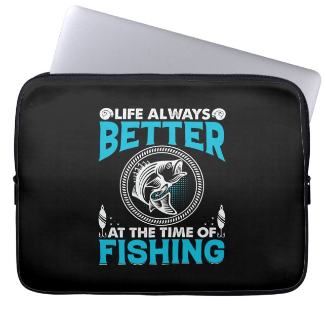 Fishing Theme Laptop Fodral (Framsidan)