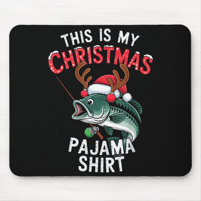 Fishing This Is My Christmas Pajama B Fish Santa H Musmatta (Framsidan)