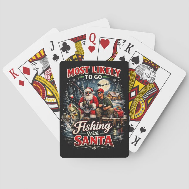 Fishing with Santa Casinokort (Baksidan)