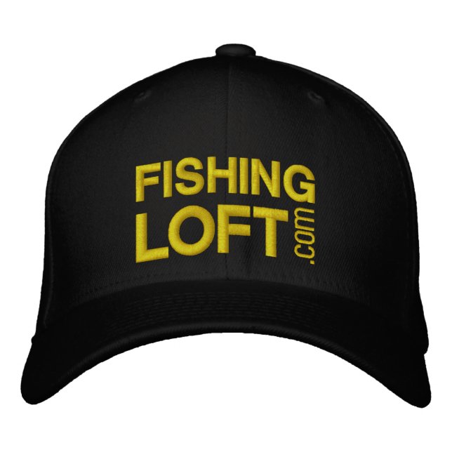 FishingLoft.com Flex Fit Hat Broderad Keps (Framsida)