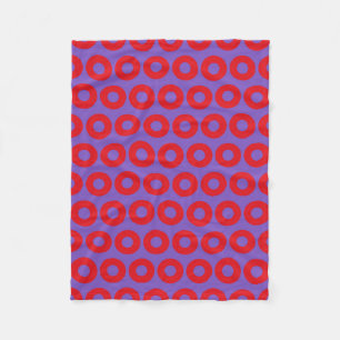 Fishman Donut Fleece Blanket