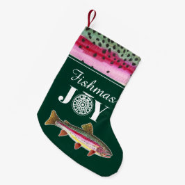 FISHmas JOY Rainbow Trout, Flygfiske Liten Julstrumpa