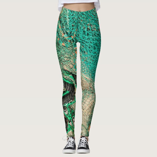 Fishnetdamasker Leggings (Framsida)