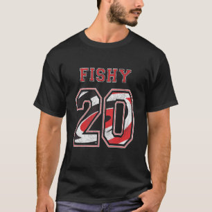 Fishy 20 Aho Carolina Professionell Ice Hockey Ins T Shirt