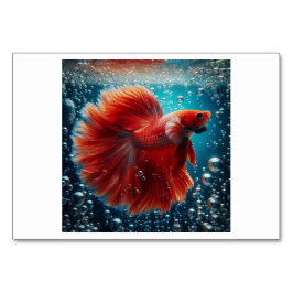 Fisk (鱼/yú) - Kinesiska Flash-kort Bordsnummer