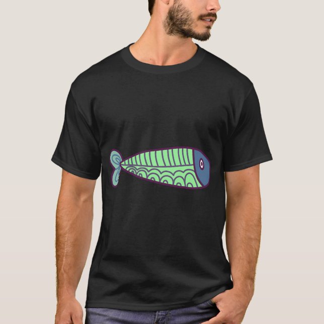Fisk #04 t shirt (Framsida)