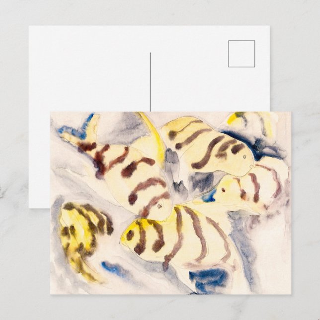 Fisk 3 | Charles Demuth | Vykort (Fram/baksida)