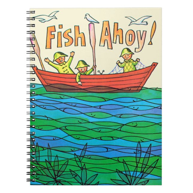 Fisk Ahoy! Anteckningsbok (Framsidan)