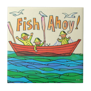 Fisk Ahoy! Kakelplatta