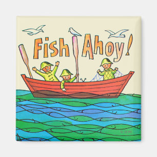 Fisk Ahoy! Magnet