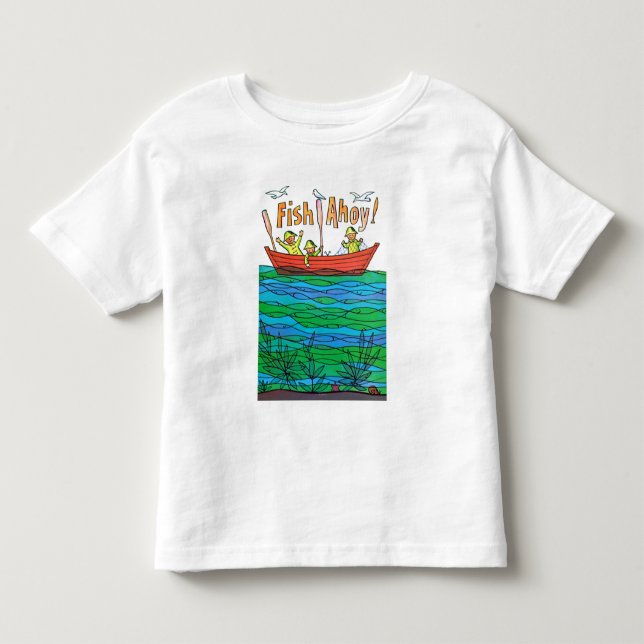 Fisk Ahoy! Tee Shirt (Framsida)