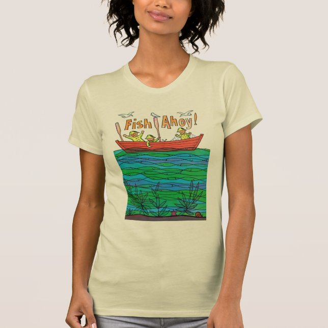 Fisk Ahoy! Tee Shirt (Framsida)