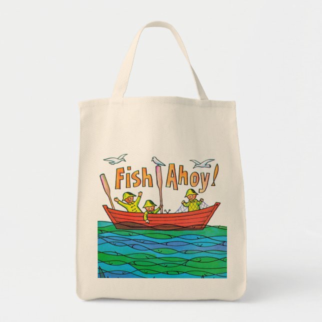Fisk Ahoy! Tygkasse (Framsidan)