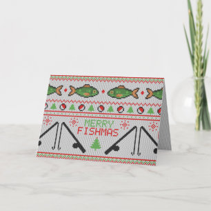 Fisk: Äkta julsötare Helgkort