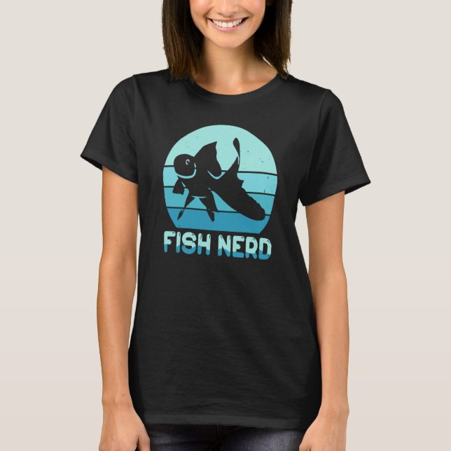Fisk Akvarist Fisk Nörd  1 T Shirt (Framsida)