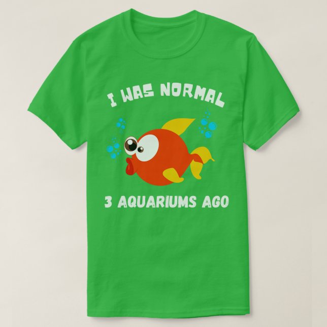 Fisk Älskare Aqarium Owner Goldfisch Funny Quote T Shirt (Design framsida)