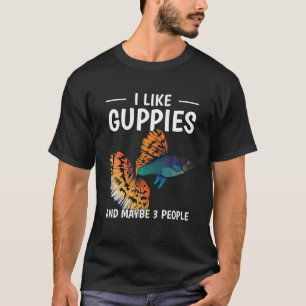 Fisk Aquarium Owner, jag tycker om hundvalpar och T Shirt