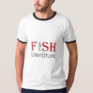 Fisk är litteratur Rolig fiske-citat t-shirt