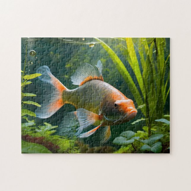 Fisk Art 2 Enkel hjärnkonst Puzzle Photo Puzzles I Pussel (Horisontell)