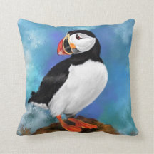 Fisk atlantisk puffin Bird Painting Miged Art