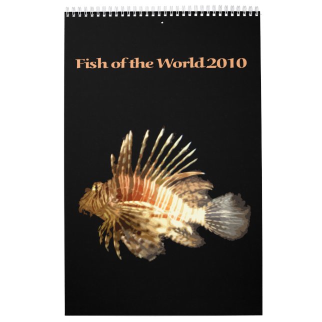 Fisk av världen 2010 kalender (Omslag)