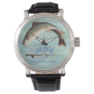Fisk Bäckröding Personlig märkning Armbandsur