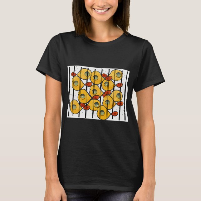Fisk bakom galler t shirt (Framsida)