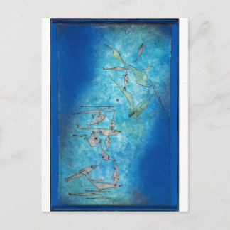 Fisk Bild - Paul Klee Vykort