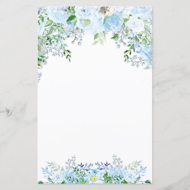 Fisk blå blomma (Framsida)
