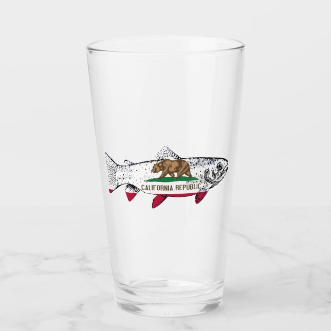 Fisk California Forell Glaskopp (Framsida)
