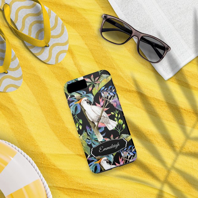 Fisk Cockatoo Bird Tropical Mönster Black Case-Mate iPhone Skal (Skapare uppladdad)