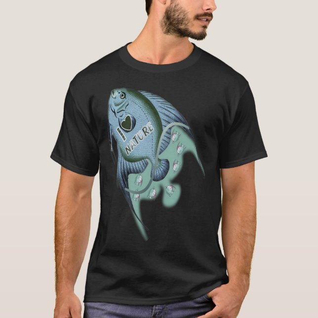 Fisk Design T Shirt (Framsida)