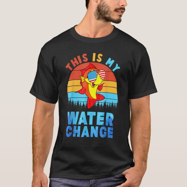 Fisk Det här är mitt vattenbyte T Shirt (Framsida)