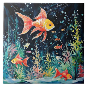 Fisk Dreamland, akvarium-perfektion. Kakelplatta