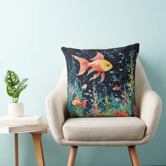 Fisk Dreamland, akvarium-perfektion. Kudde (Stol)