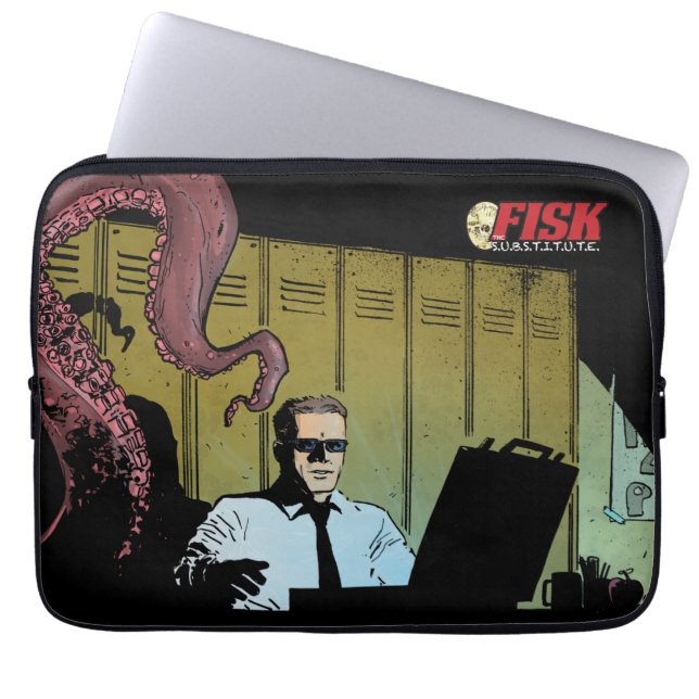 FISK efter ersättare laptop sleeve (Framsidan)