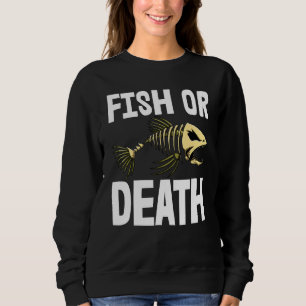 Fisk eller död Skeleton fiskben Tees Vass TTE T Shirt