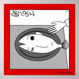 Fisk eller flicka poster