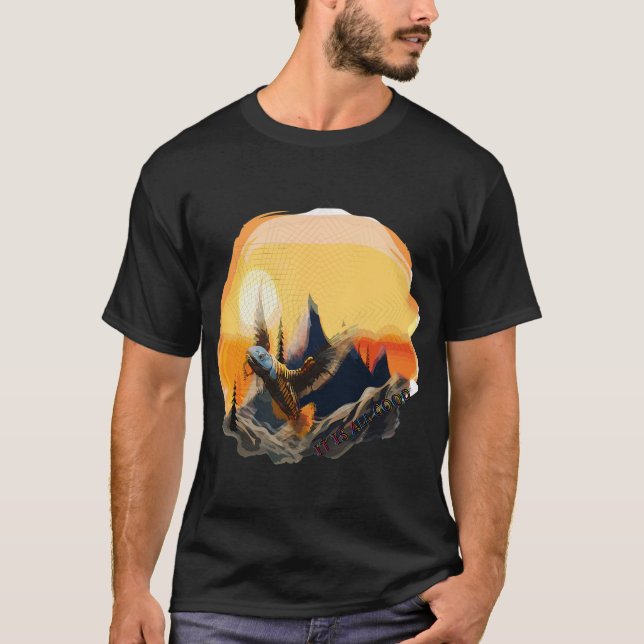 Fisk-fågel T Shirt (Framsida)