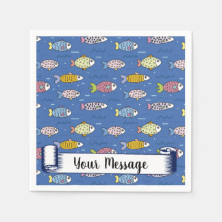 Fisk, fisk, fisk! pappersservett