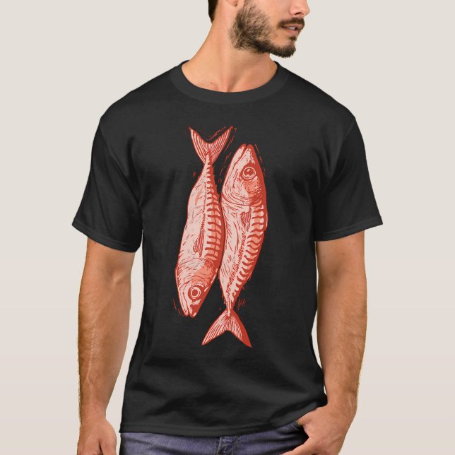 Fisk fisk fisk t shirt (Framsida)