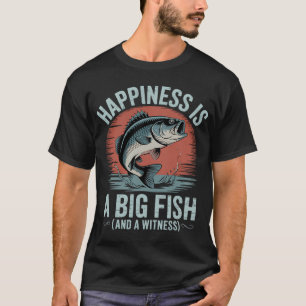 Fisk Fiskare Fiskare Roliga Barn Retro Abborre Fis T Shirt
