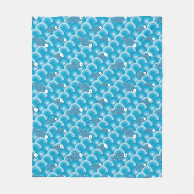 Fisk Fleecefilt (Framsidan)