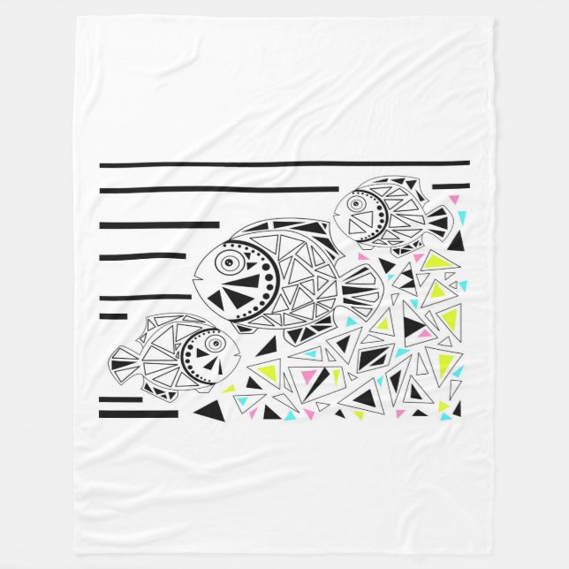 Fisk Fleecefilt (Framsidan)